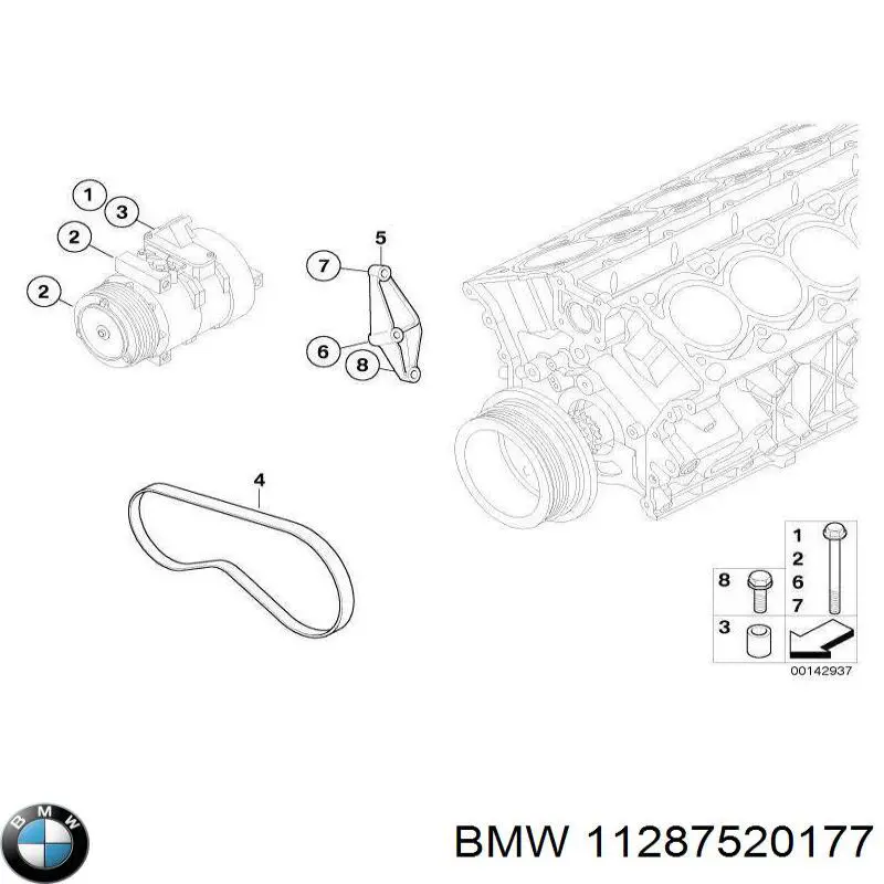 Correa de transmisión trapezoidal BMW 7520177 precio, desde 11,86 EUR