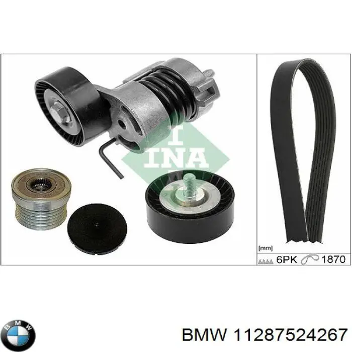 Tensor de correa de alternador 11287524267 BMW