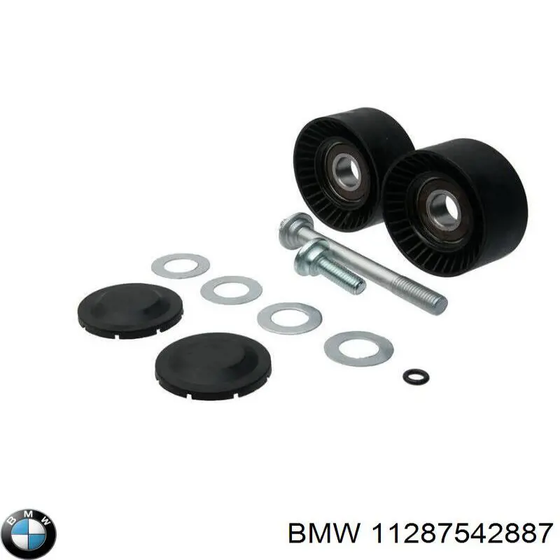 Polea inversión/guía, correa auxiliar servicios BMW 11287542887 precio, desde 30,19 EUR