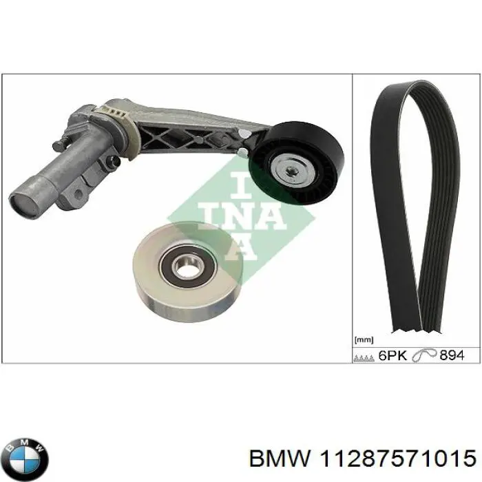 Tensor de la correa trapecial BMW 11287571015 precio, desde 65,37 USD