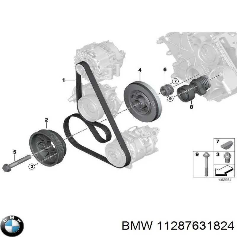 Comprar 11287631824 BMW Correa trapezoidal