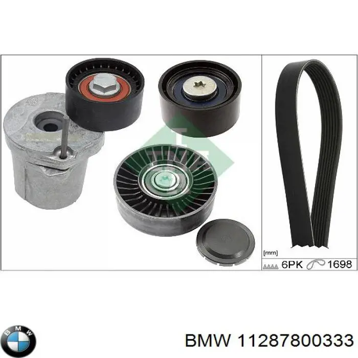 Tensor de correa poli V 11287800333 BMW