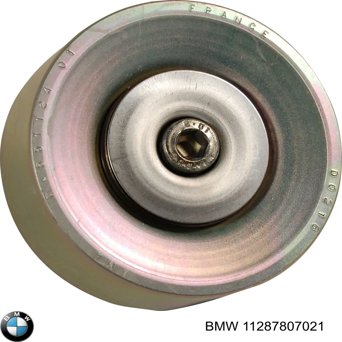Polea tensora correa poli V 11287807021 BMW