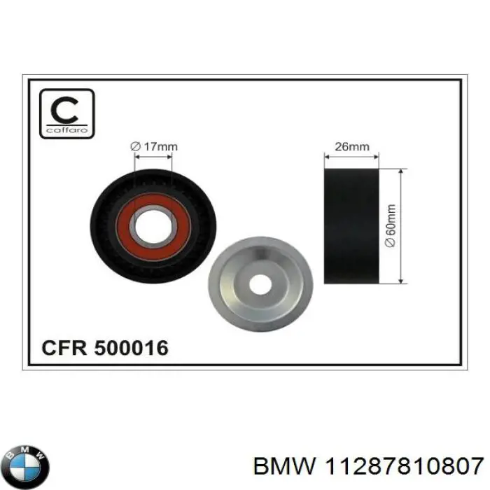 11287810807 BMW Tensor de correa de alternador