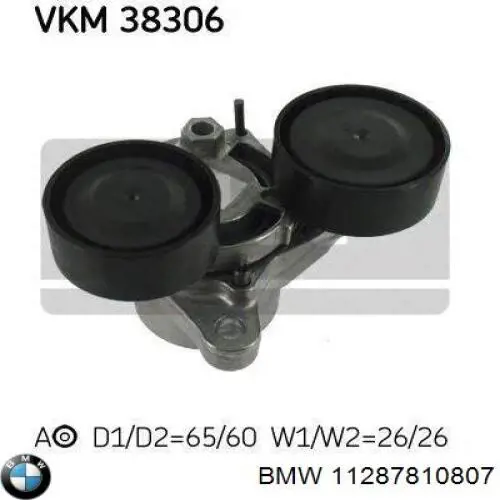 Comprar 11287810807 BMW Tensor de correa poli V 