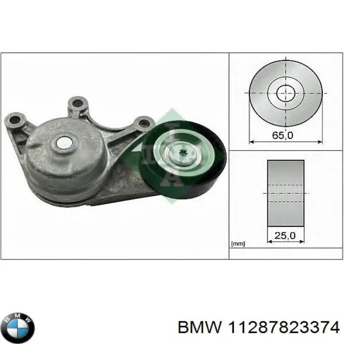 Comprar 11287823374 BMW Tensor de correa poli V 