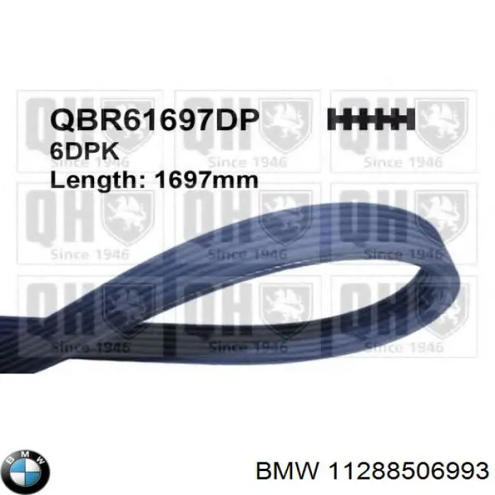 Correa de transmisión trapezoidal BMW 11288506993 precio, desde 23,98 EUR