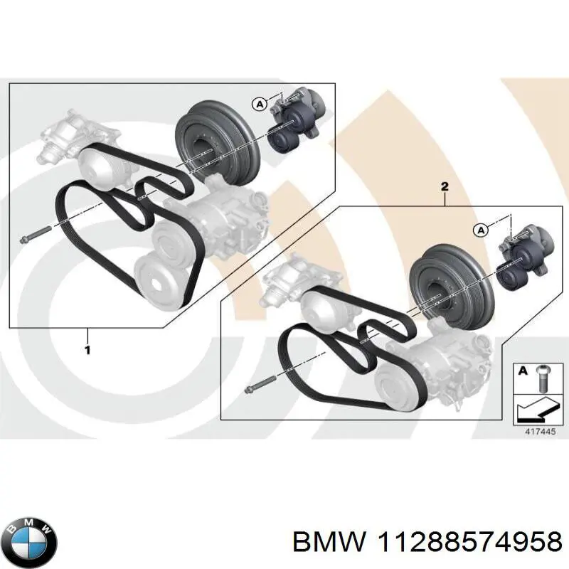 Correa de alternador 11288574958 BMW