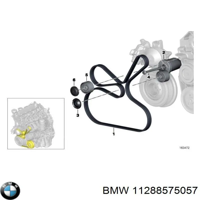 Correa trapezoidal Opel Astra 51, 52, F35, M35