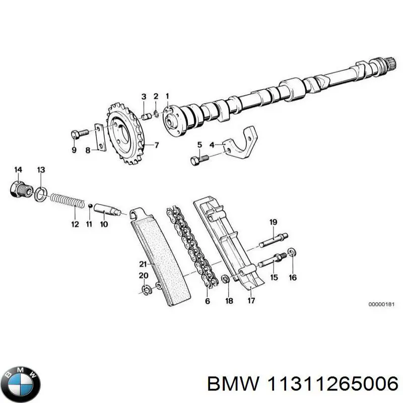 Ajustador árbol de levas  BMW 3 sedán (E21) (1975 - 1984) precio, desde 38,16 EUR