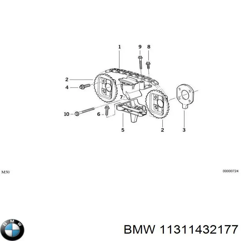 Comprar 11311432177 BMW Cadena de distribución superior