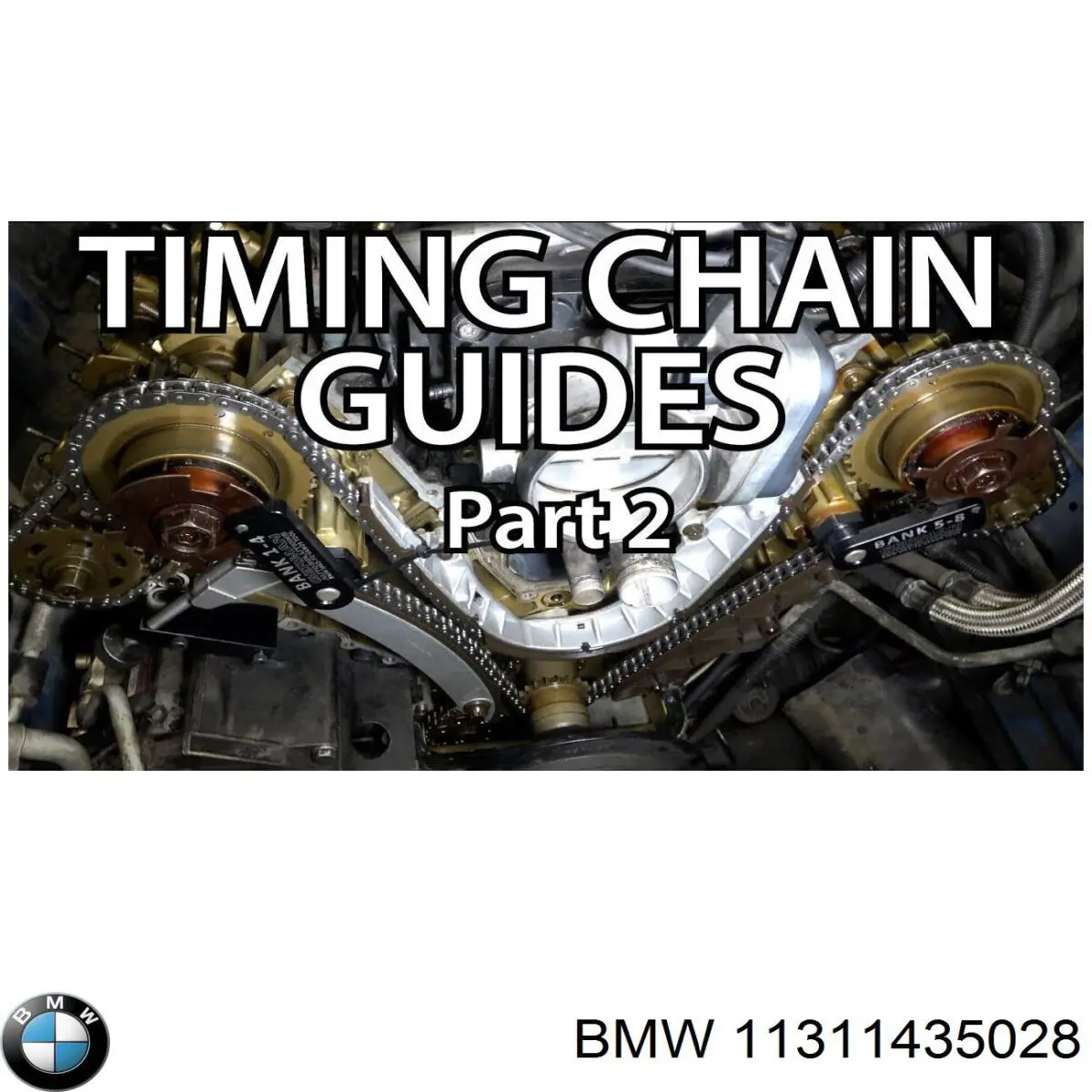 Guía del tensor de la cadena de distribución 11311435028 BMW