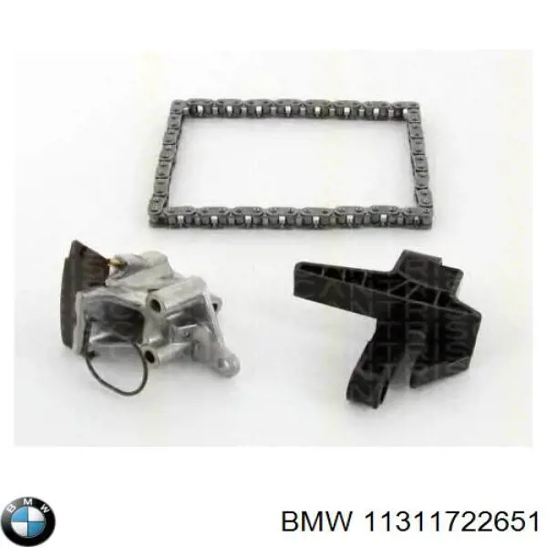 11311722651 BMW carril de deslizamiento, cadena de distribución, culata superior