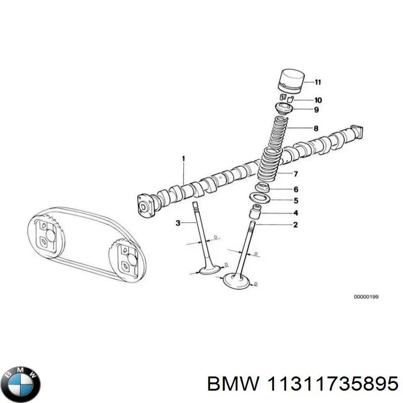 Comprar 11311735895 BMW Árbol de levas