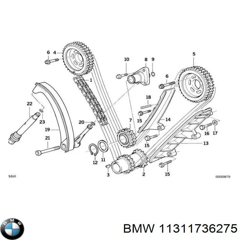 Guía de cadena de distribución BMW 11311736275 precio, desde 125,58 EUR