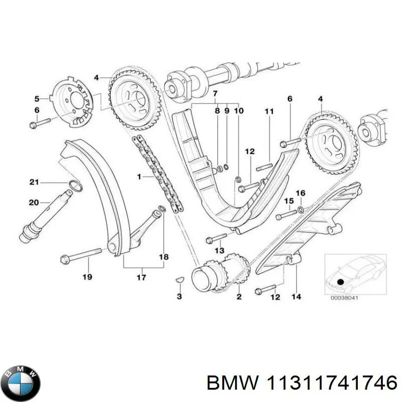 Comprar 11311741746 BMW Cadena de distribución