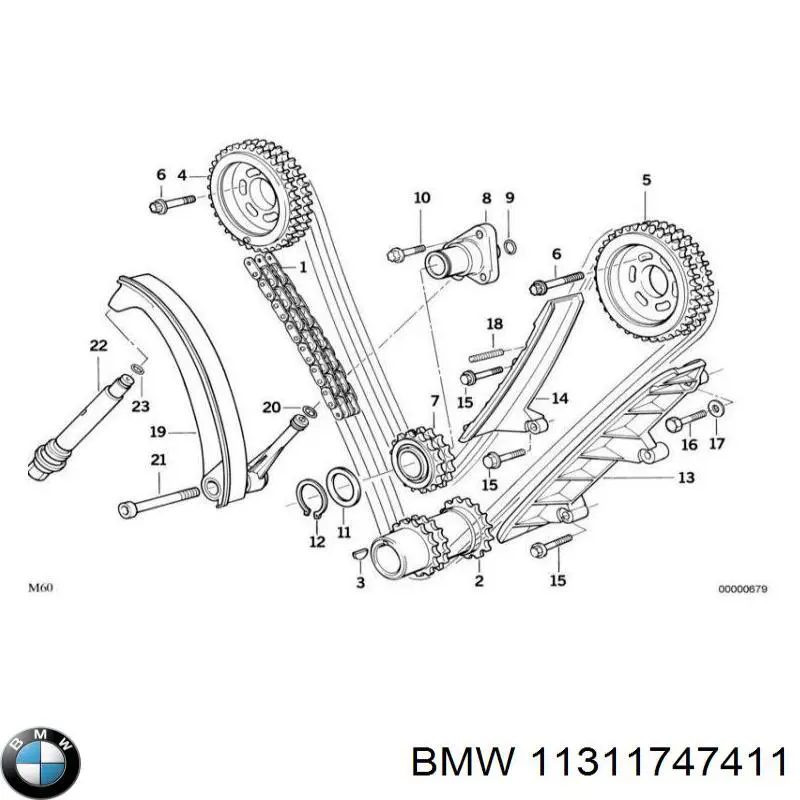 Guía del tensor de la cadena de distribución BMW 11311747411 precio, desde 189,94 EUR