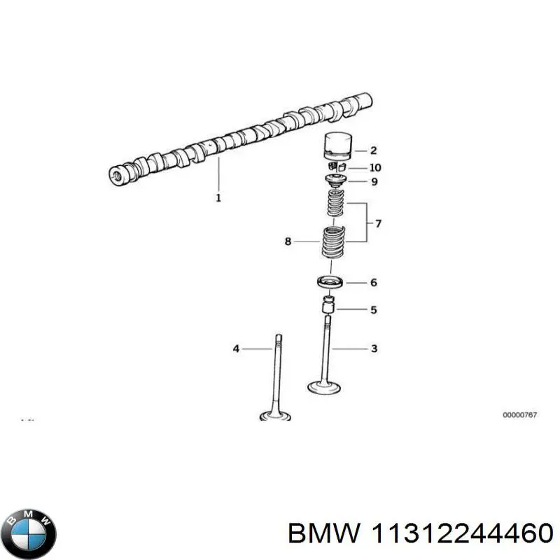 11311244466 BMW árbol de levas