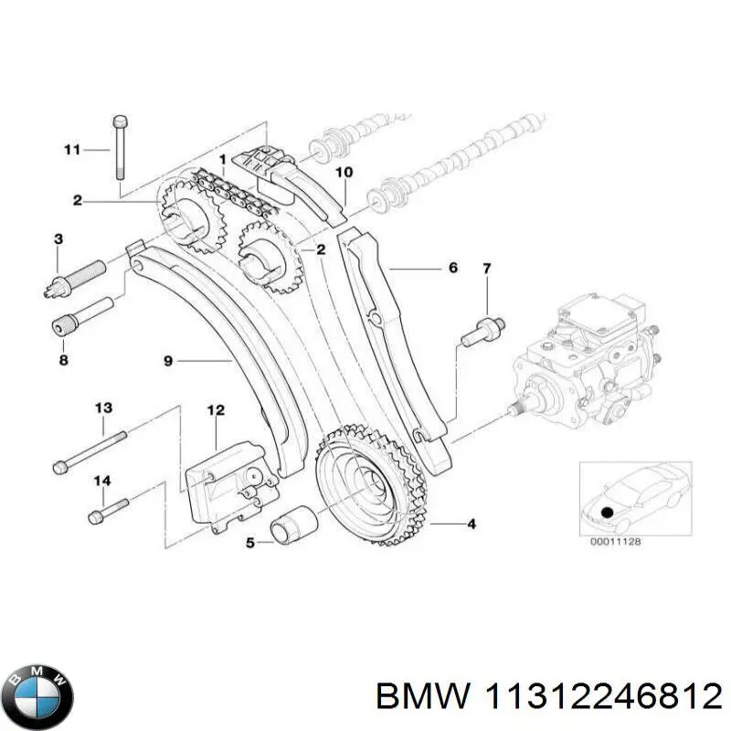 Comprar 13527787278 BMW Piñón del árbol de levas
