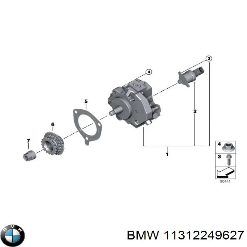 Guía izquierda de cadena de distribución BMW 11312249627 precio, desde 15,58 EUR