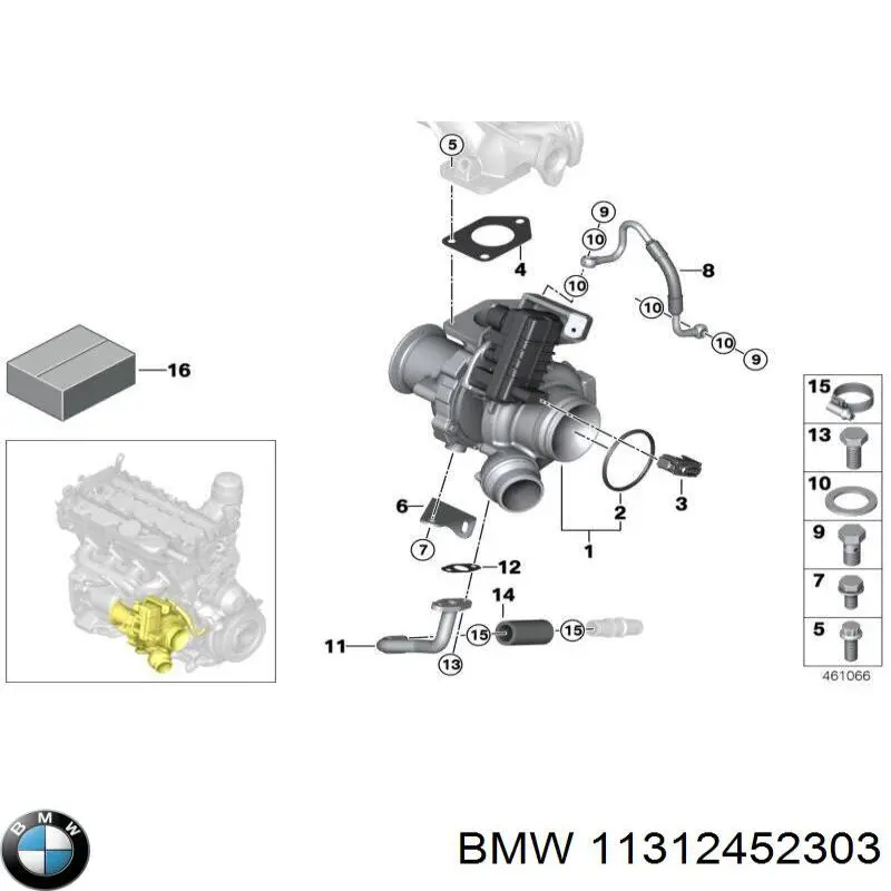Kit de distribución 11312452303 BMW