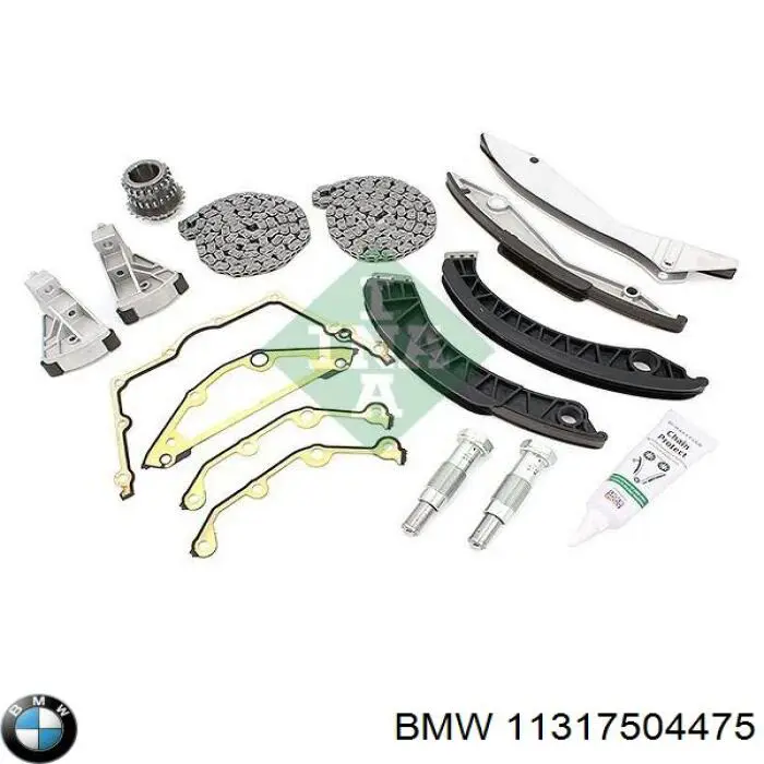Carril de deslizamiento, cadena de distribución, superior izquierdo culata para BMW 5 (E61)