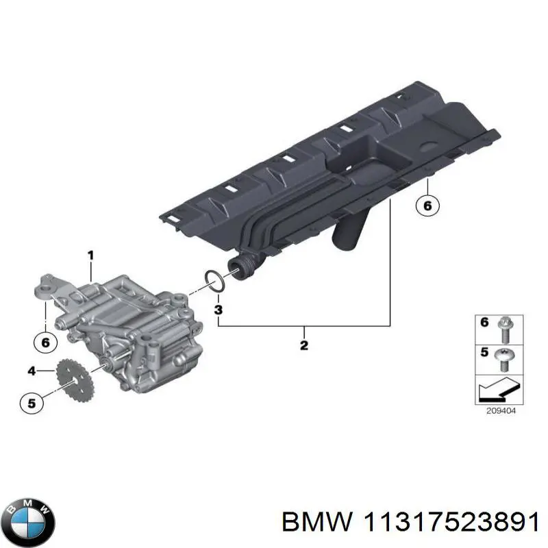 Engranaje Tensor De La Cadena De Distribuicion para BMW 5 (E60)