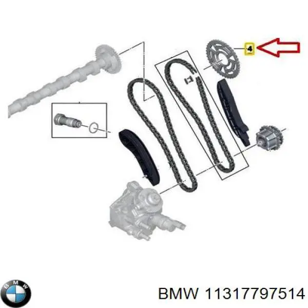 Ajustador árbol de levas  BMW 11317797514 precio, desde 25,41 EUR