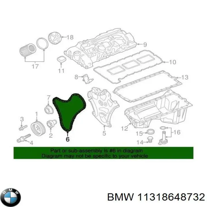 Comprar 11318648732 BMW Cadena de distribución