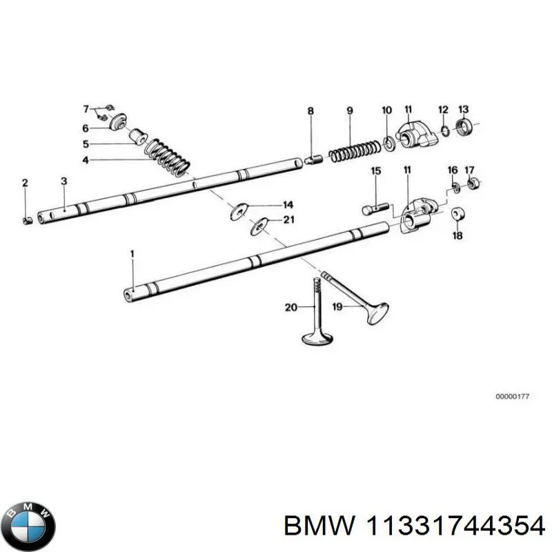 11331744354 BMW disco de ajuste de balancín