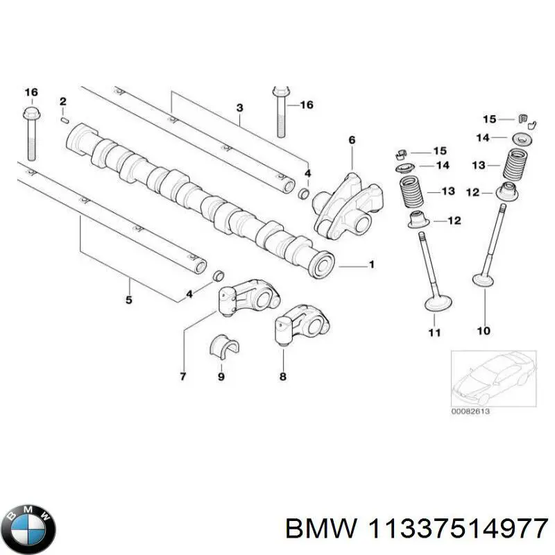 11337514977 BMW empujador de válvula