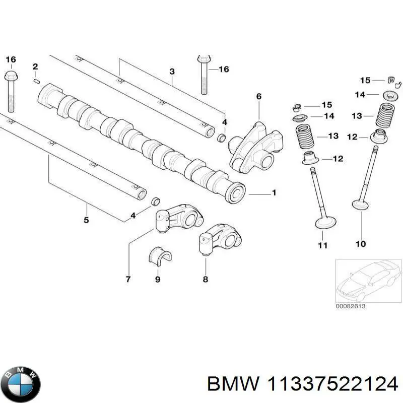 Balancín de válvula de escape BMW 11337522124 precio, desde 41,40 EUR