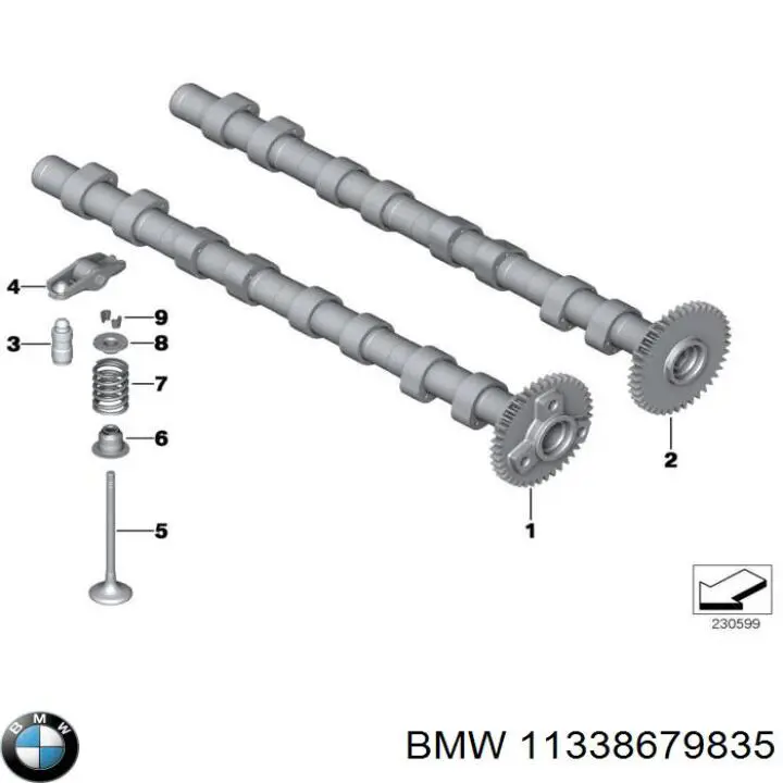 Taqués hidráulicos 11338679835 BMW