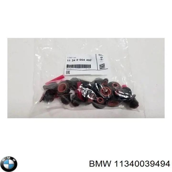 11340039494 BMW sello de aceite de valvula (rascador de aceite Entrada/Salida Kit De Motor)