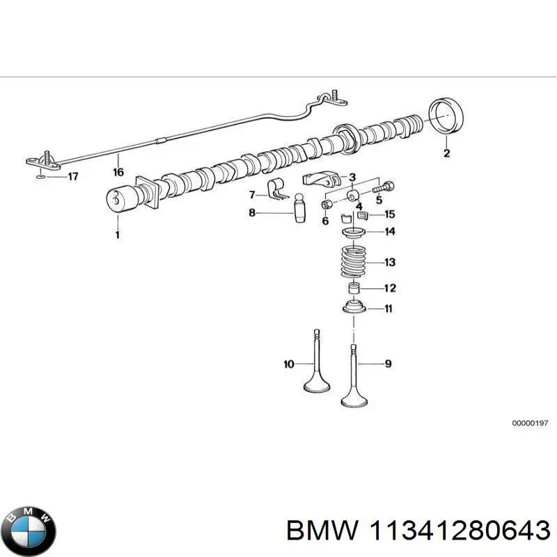 Válvula de escape para BMW 5 (E34)