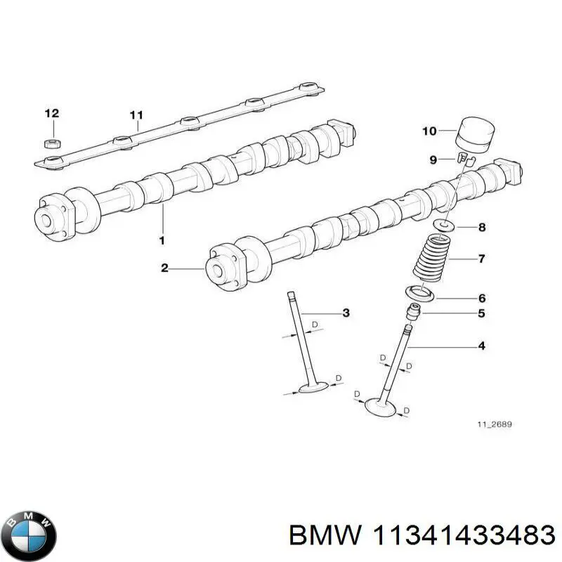 Válvula de escape para BMW 7 (E32)