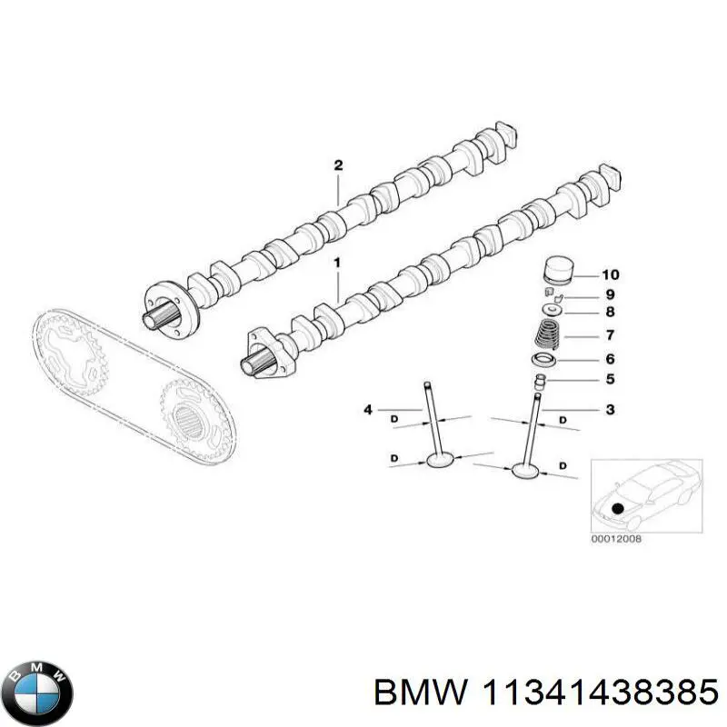 Válvula de entrada para BMW X5 (E53)