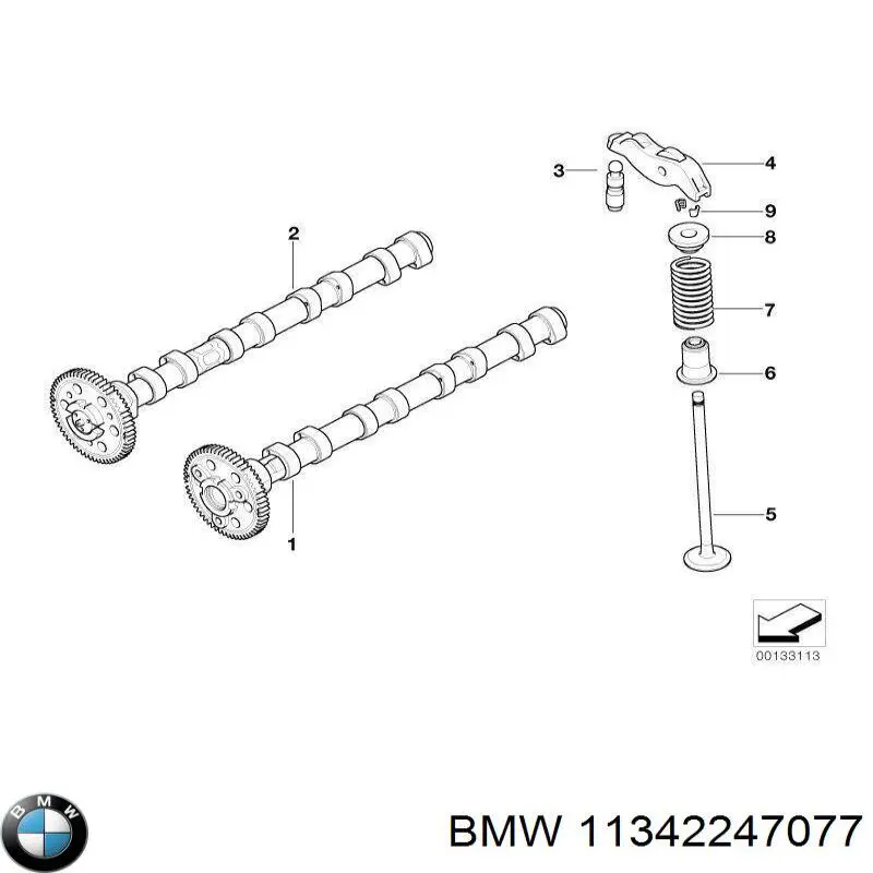 Válvula de admisión BMW 11342247077 precio, desde 11,33 EUR