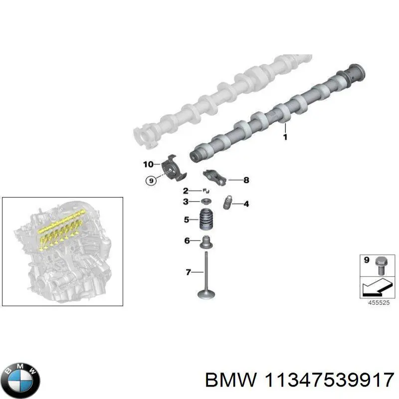 Comprar 11347539917 BMW Plato superior metálico del resorte delantero