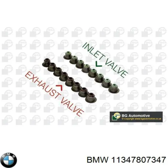 Juego de retenes de válvula de admisión y escape BMW 11347807347 precio, desde 16,90 EUR