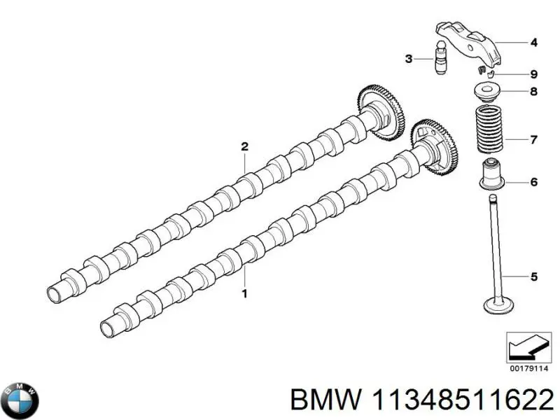 Válvula de escape BMW 11348511622 precio, desde 59,36 EUR
