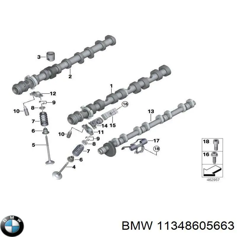 Válvula de escape BMW 11348605663 precio, desde 62,04 EUR