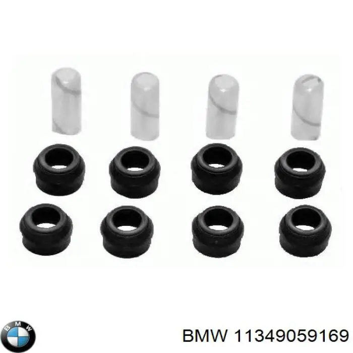 11349059169 BMW sello de aceite de valvula (rascador de aceite Entrada/Salida Kit De Motor)