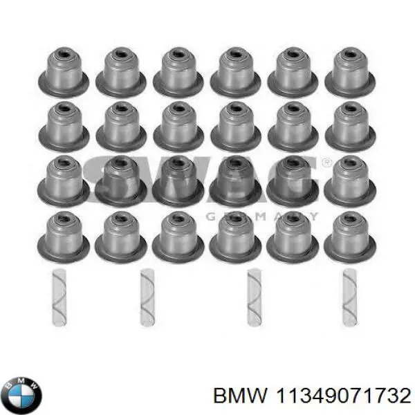 11349071732 BMW sello de aceite de valvula (rascador de aceite Entrada/Salida Kit De Motor)