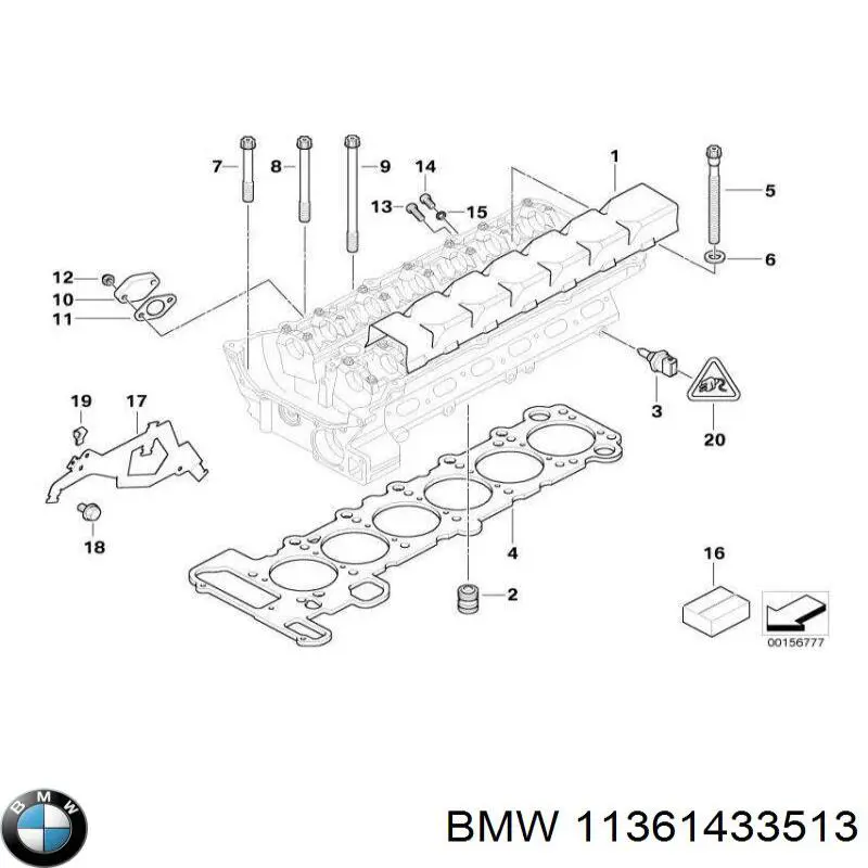 Tapón del árbol de levas para BMW 5 (E61)