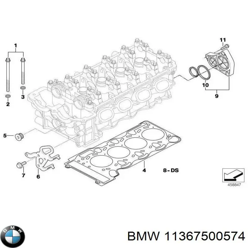 Comprar 11367500574 BMW Junta del adaptador del filtro de aceite