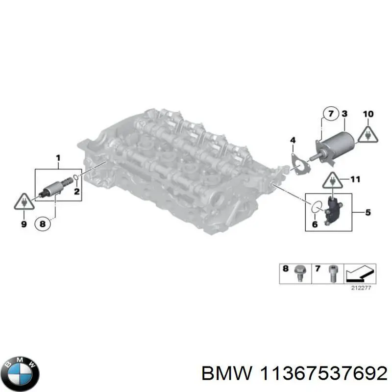Válvula limitadora de presión de aceite de culata BMW 11367537692 precio, desde 41,43 EUR