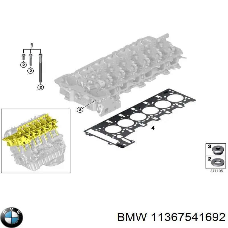 Comprar 11367541692 BMW Válvula limitadora de presión de aceite de culata