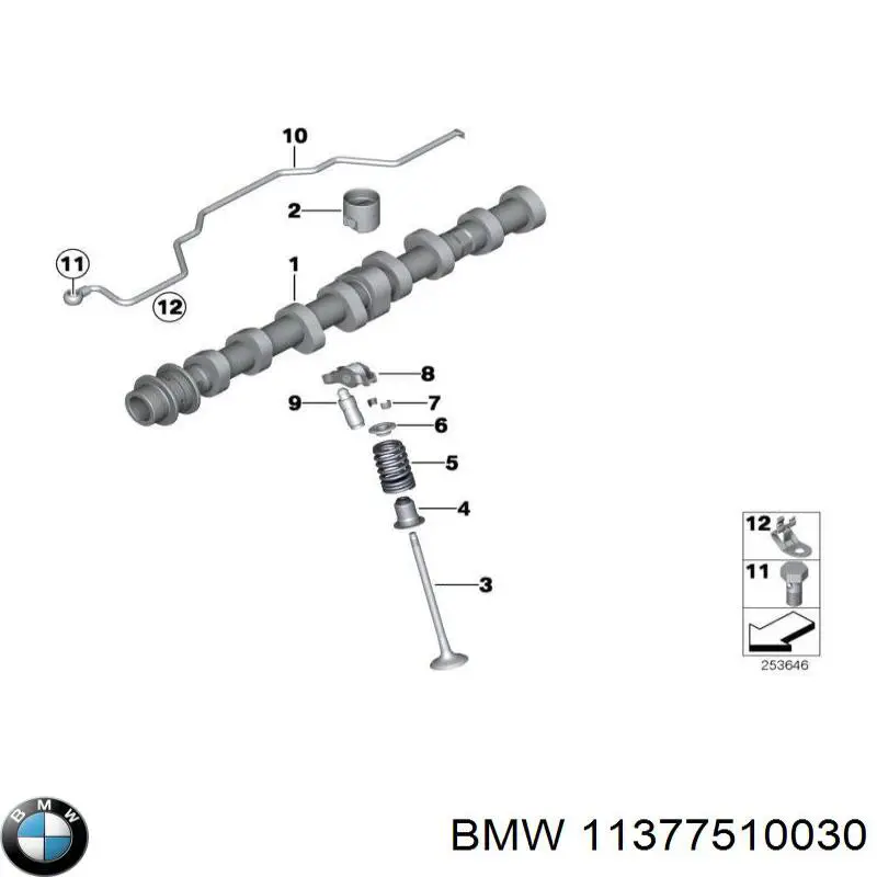 Comprar 11377510030 BMW Junta de tapa del tubo de llenado de aceite