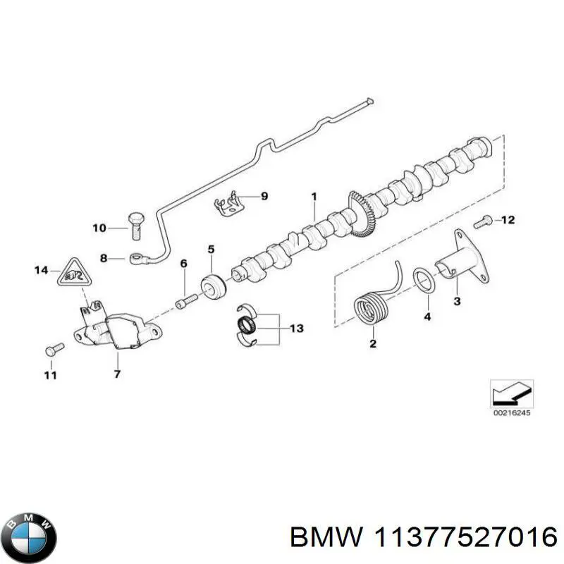 Sensor de árbol de levas BMW 11377527016 precio, desde 85,23 EUR